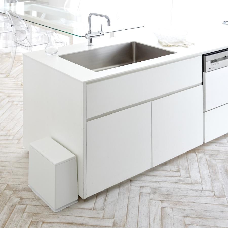 ideaco イデアコ フタ付き ポリ袋が見えないゴミ箱 チューブラー キッチン フラップ TUBELOR kitchen flap | ideaco | 16