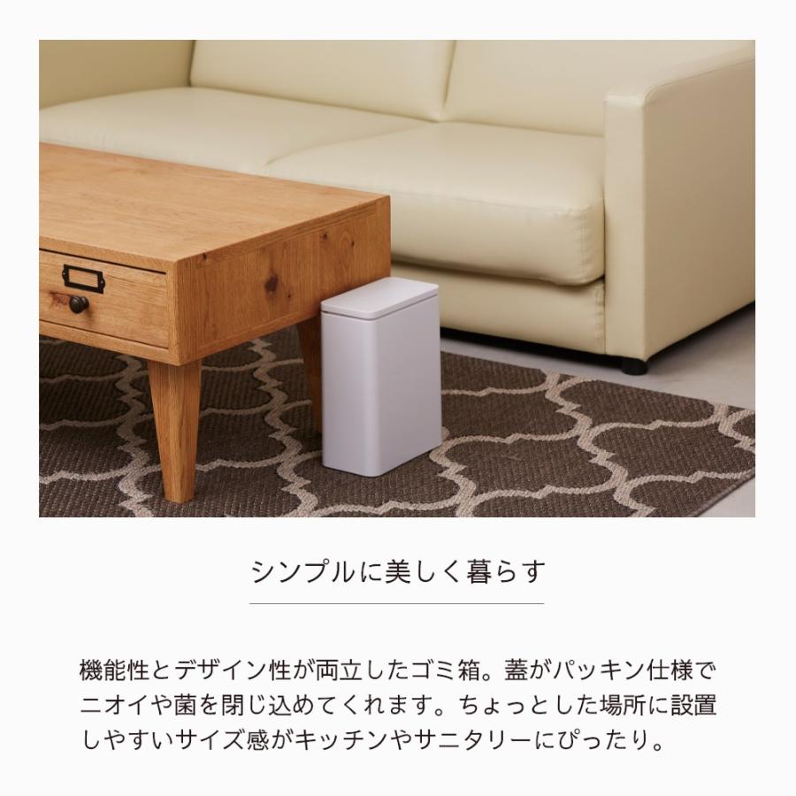 ideaco イデアコ 密閉 フタ付き ポリ袋が見えないゴミ箱 チューブラー ミディアム フラップ TUBELOR medium flap | ideaco | 08