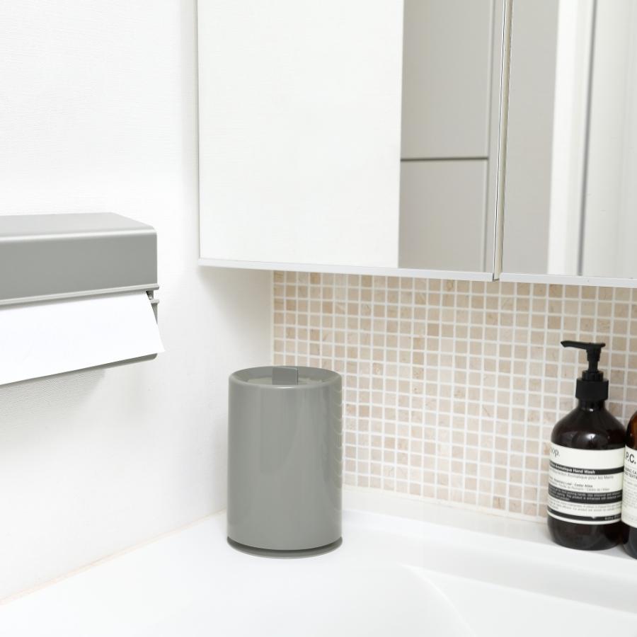 ideaco イデアコ フタ付き ポリ袋が見えないミニサイズのゴミ箱 ミニ チューブラー mini TUBELOR 丸型 1.2L | ideaco | 15