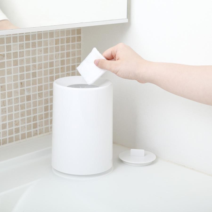 ideaco イデアコ フタ付き ポリ袋が見えないミニサイズのゴミ箱 ミニ チューブラー mini TUBELOR 丸型 1.2L | ideaco | 18