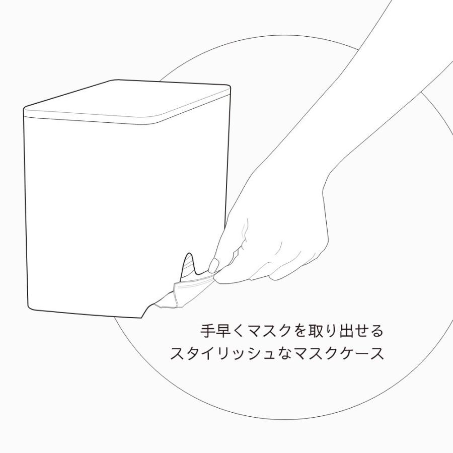 ideaco イデアコ マスクディスペンサー60 詰替え 使い捨てマスク 使い切りマスク ケース | ideaco | 07