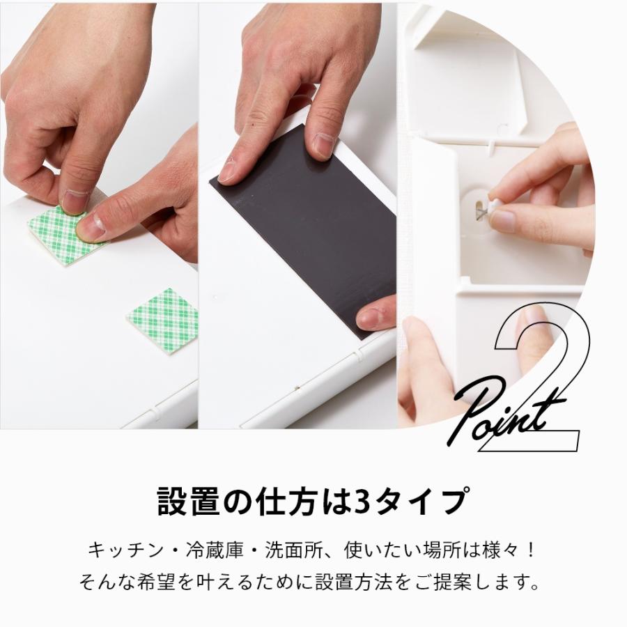 ideaco イデアコ ティッシュケース WALL 壁掛け 薄型ティッシュ 袋ティッシュ | ideaco | 09