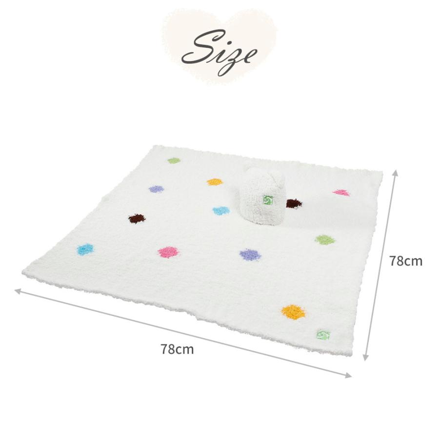 Kashwere（カシウエア） ポルカドット くま耳帽子 BABY BABY BLANKET