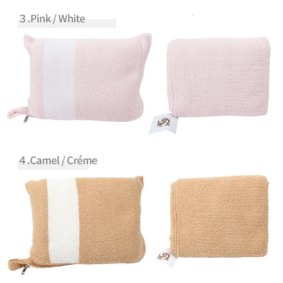 Kashwere kashwere カシウエア THROW MINI IN STRIPPED POUCH
