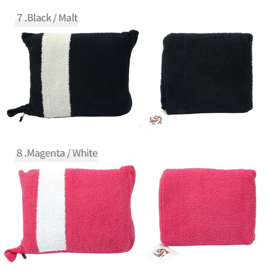 Kashwere kashwere カシウエア THROW MINI IN STRIPPED POUCH Kashwere kashwere カシウエア THROW MINI IN STRIPPED POUCH