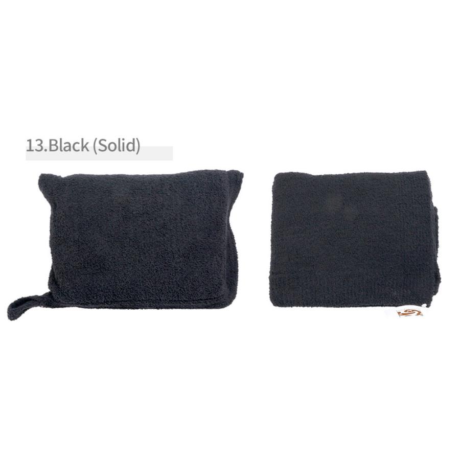 Kashwere kashwere カシウエア THROW MINI IN STRIPPED POUCH Kashwere kashwere カシウエア THROW MINI IN STRIPPED POUCH