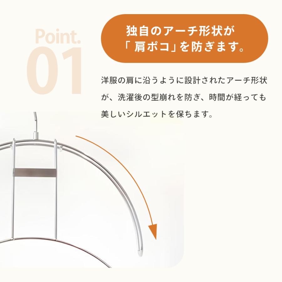 LIVRER リブレ 洗濯ブラザーズ ゴーストハンガー ハンガー ニット用 2個入 母の日の画像