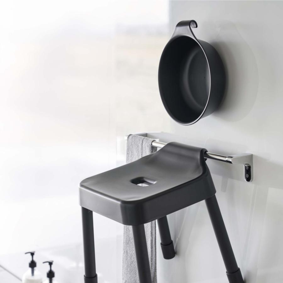 山崎実業 引っ掛け風呂イス SH30 ＆ マグネット＆引っ掛け湯おけ ミスト 2点セット mist 7307 7308 7322 7323 | 山崎実業 | 15