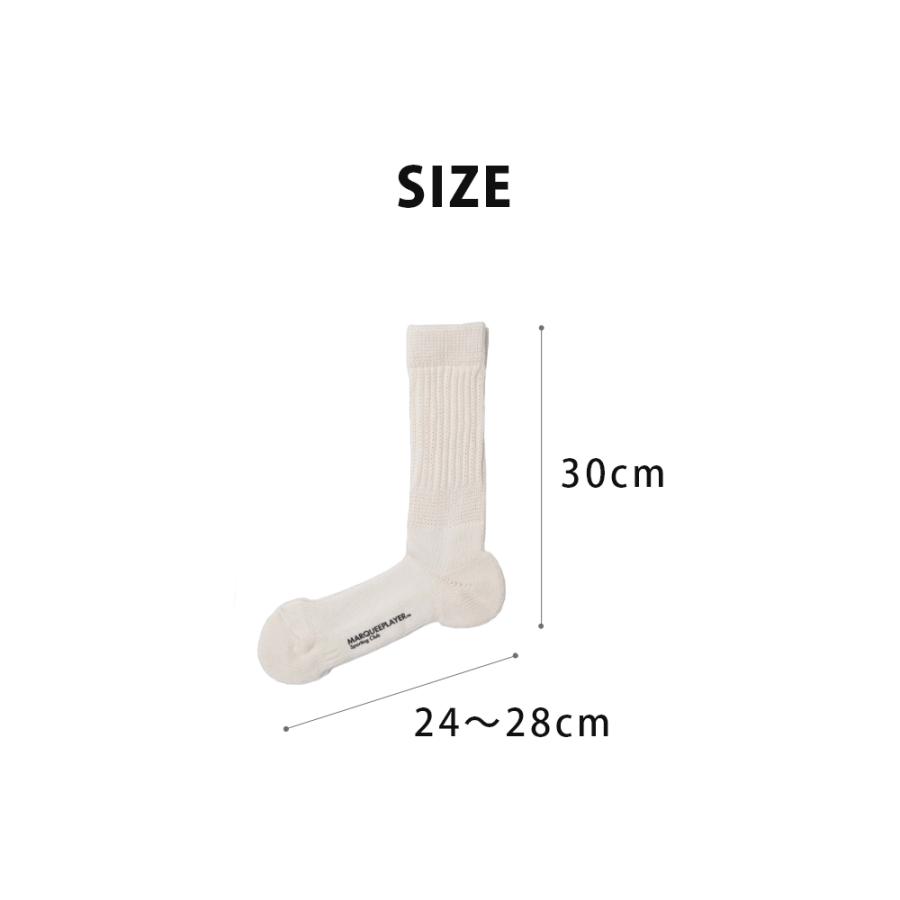 マーキープレイヤー 靴下 ハイブリッド リブ ソックス 日本製 レギュラー | MARQUEE PLAYER | 11