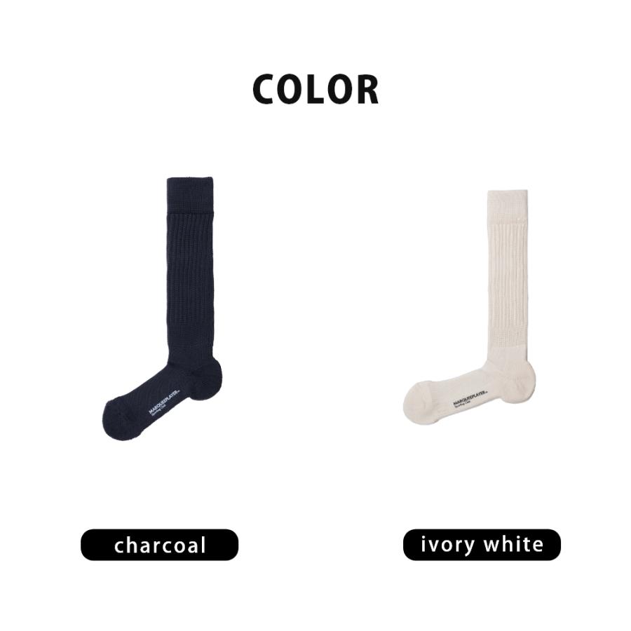 マーキープレイヤー 靴下 ハイブリッド リブ ソックス 日本製 ハイ | MARQUEE PLAYER | 12