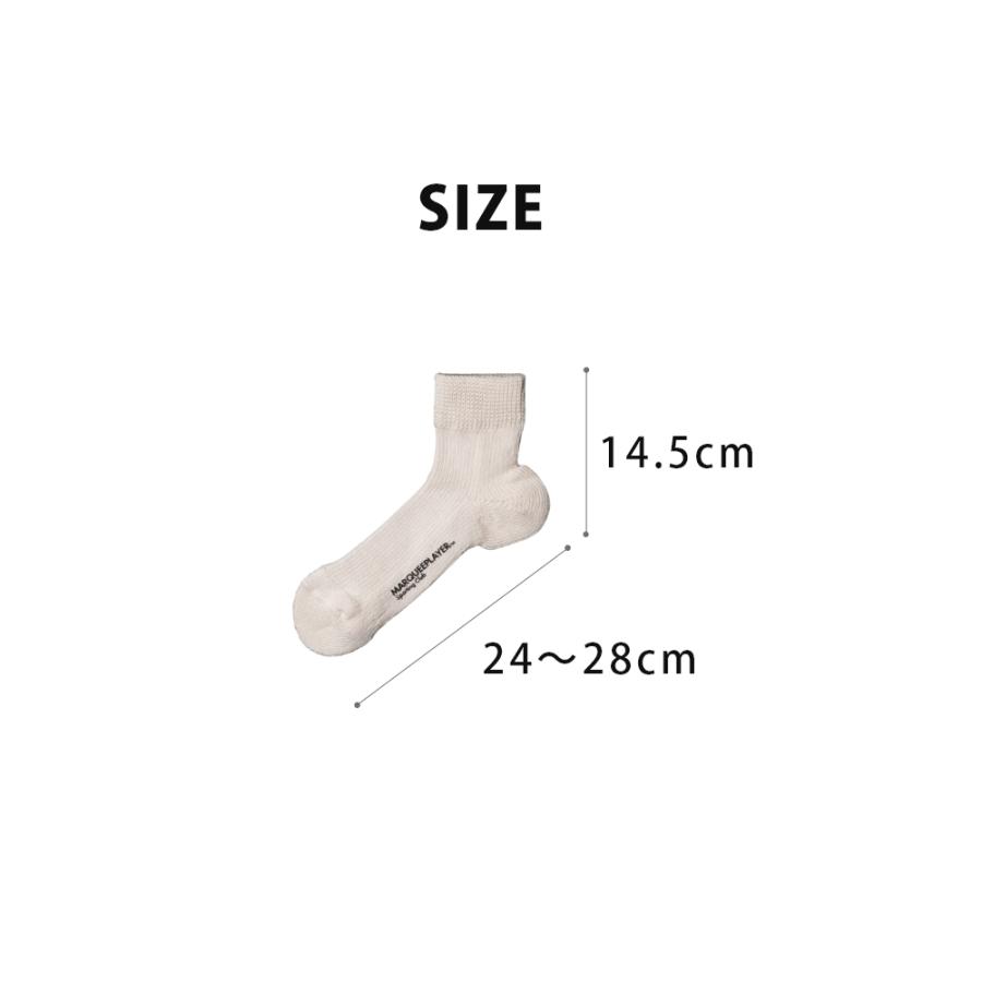 マーキープレイヤー 靴下 ハイブリッド リブ ソックス 日本製 クォーター丈 | MARQUEE PLAYER | 11