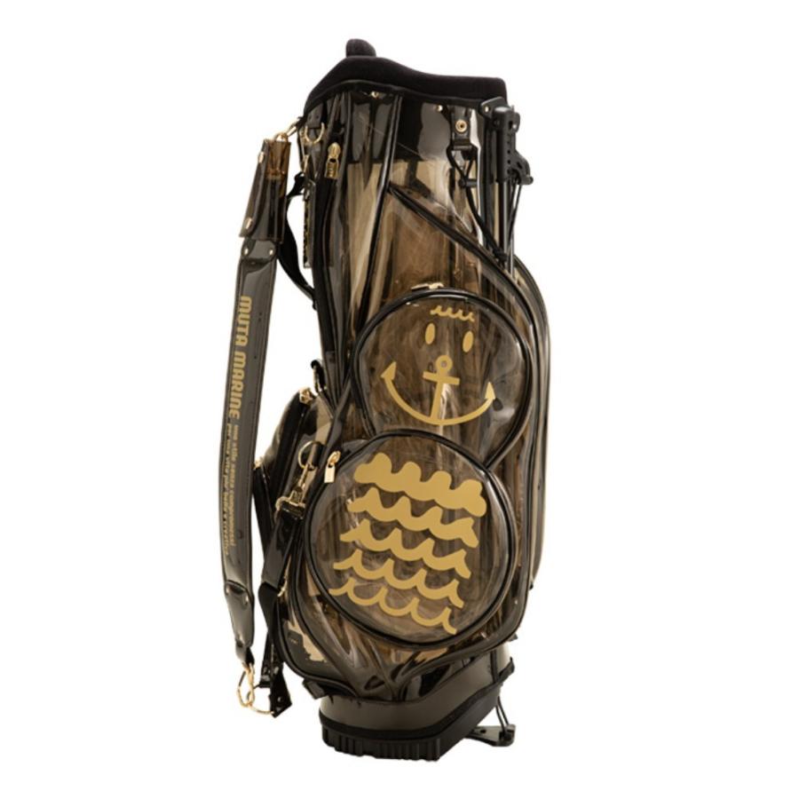 muta MARINE GOLF ムータ キャディバッグ クリア8キャディバッグ MGAD749037 BLACK BEIGE