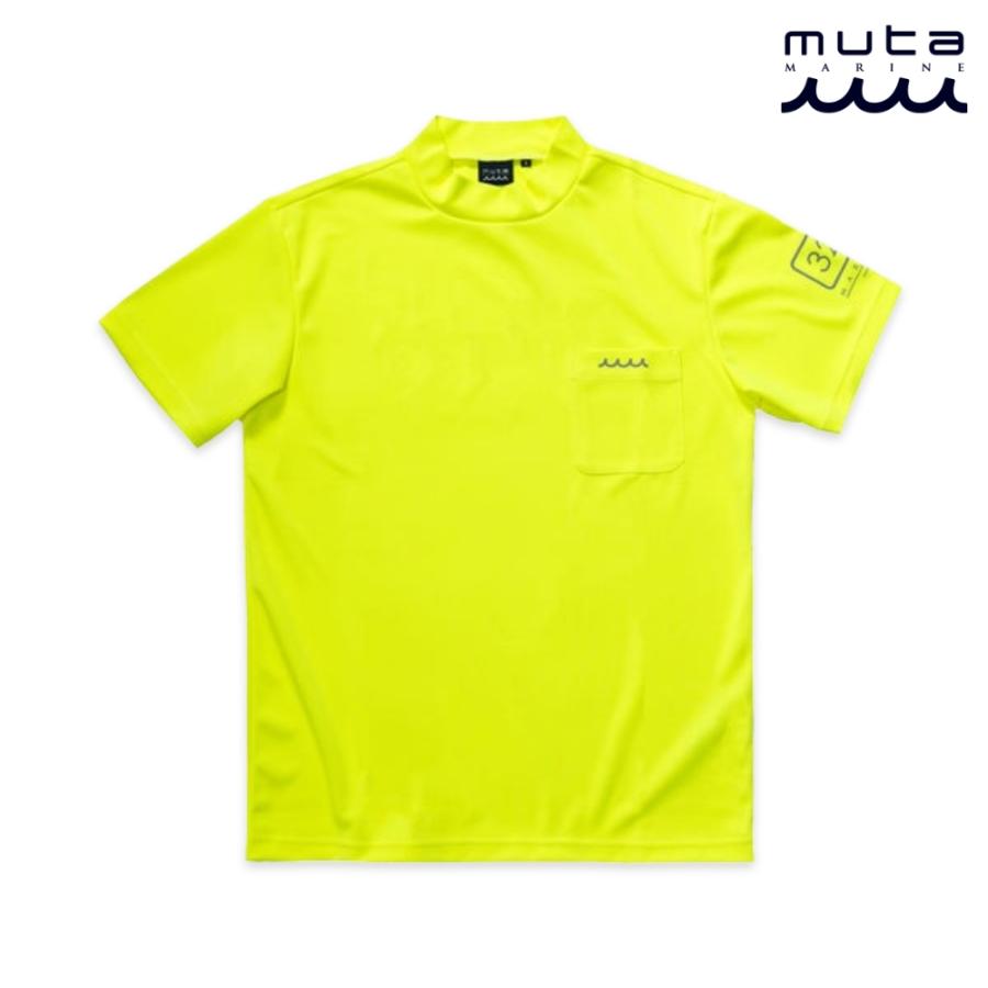 【新品未使用品】MUTA COOLMAX 半袖モックネック　Mサイズ muta（ムータ） muta MARINE マリン ゴルフ モックネック 半袖 COOLMAX