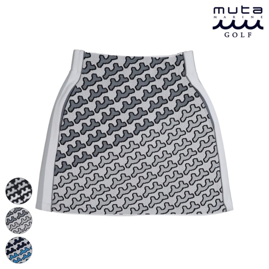 muta ゴルフ　WAVE PATTERN ジャガードスカート muta ゴルフ WAVE PATTERN ジャガードスカート