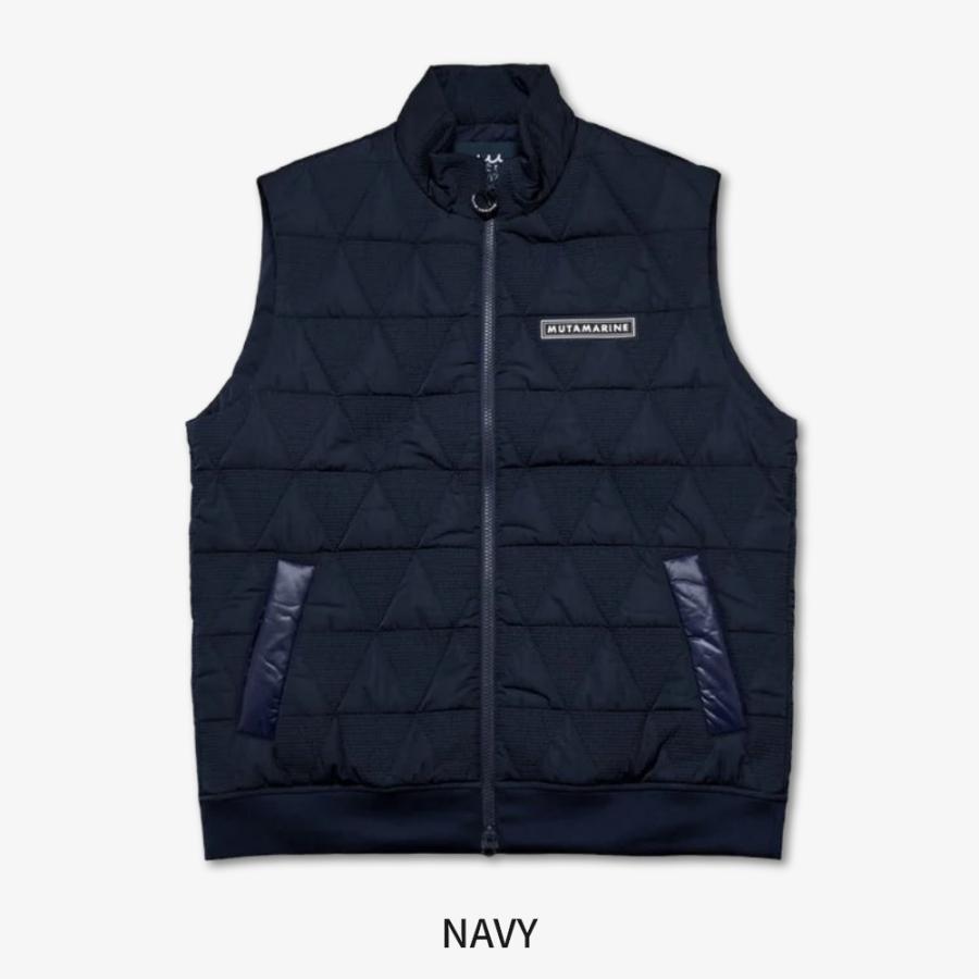 muta（ムータ） muta MARINE マリン GEOMETRIC DOWN VEST MMJC-443369