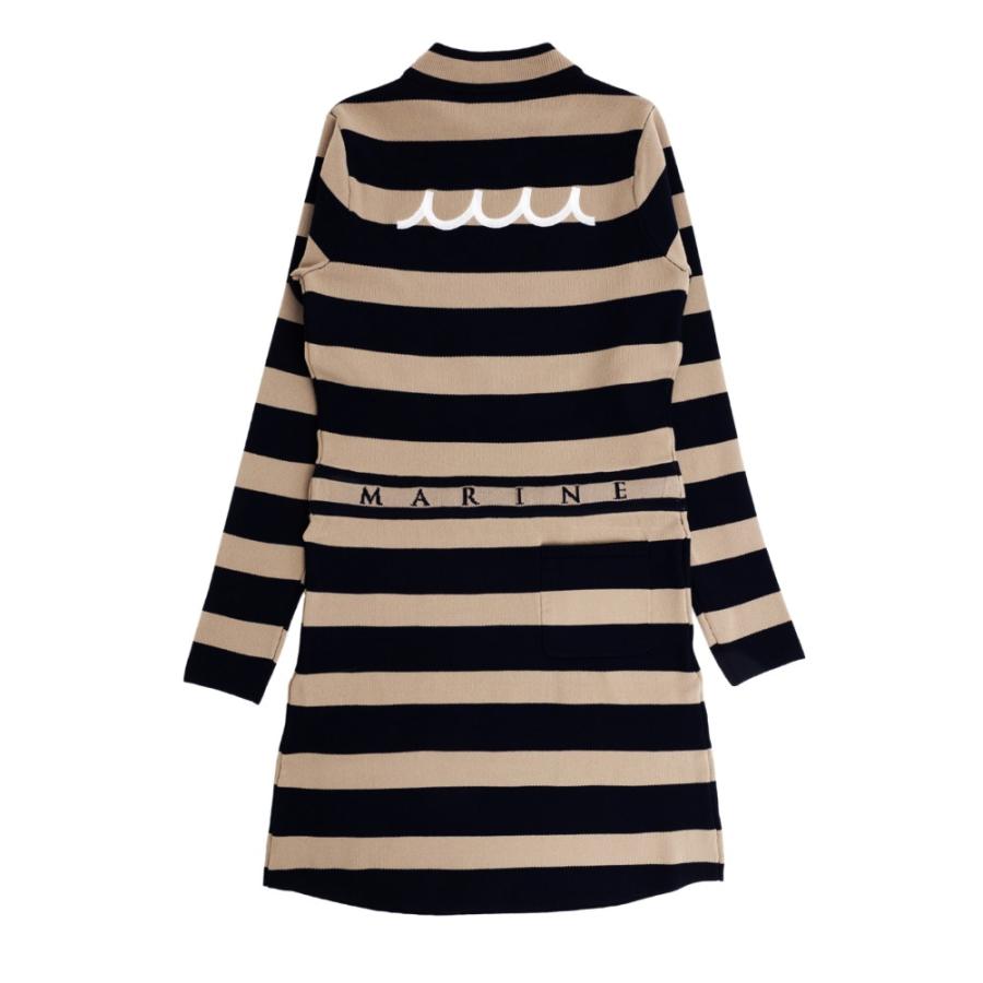 MUTA MARINE GOLF ストライプワンピース