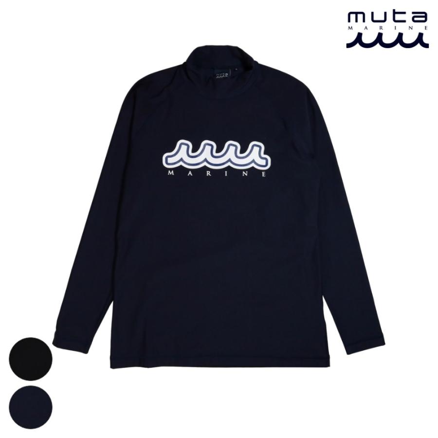 muta MARINE ムータ マリン ロンT ヘムリブ モックネックシャツ muta MARINE ムータ マリン ロンT ヘムリブ モックネックシャツ