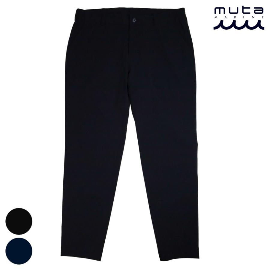 muta MARINE ムータ Dot Air ロングパンツ MMMK-444094 BLACK NAVY :mutammmk444094