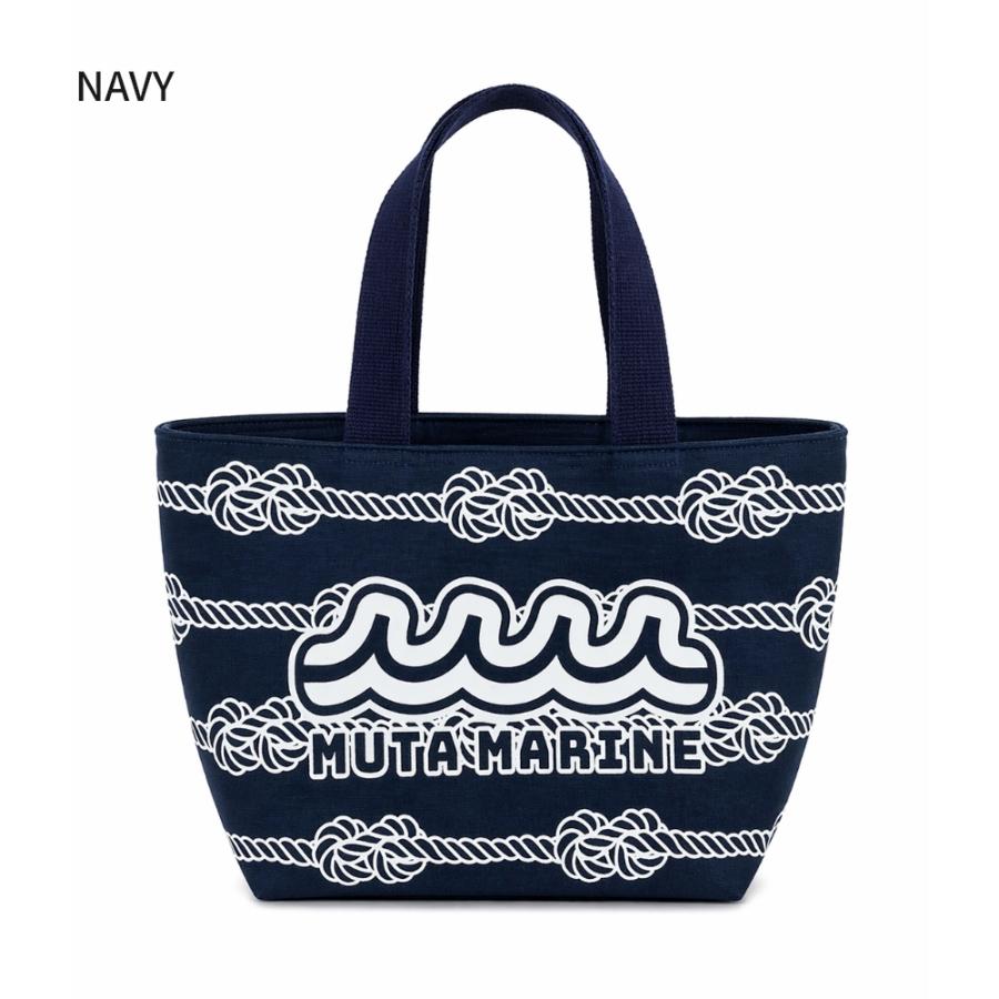 muta MARINE ムータマリン　ネイビー　S muta（ムータ） muta MARINE ムータマリン Rope柄 eco bag MMRG211154