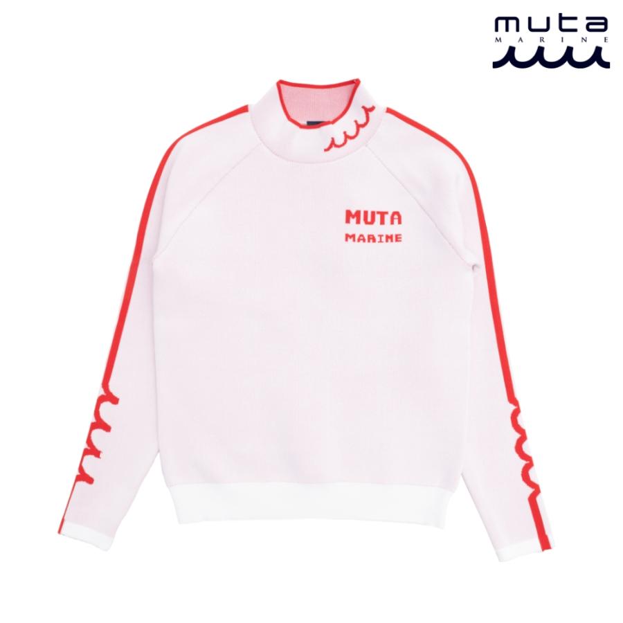 muta MARINE ムータ マリン レディース ジャガード モックネック プル 