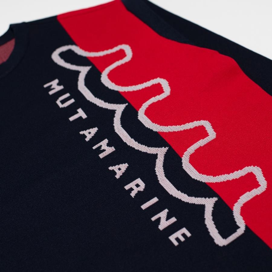 muta MARINE GOLF ムータ マリンゴルフ バーチカル ジャガードニット