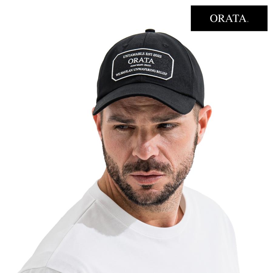 清木場俊介　ORATA キャップ ORATA オラータ キャップ low cap OR2-CAP-001 ブラック 父の日