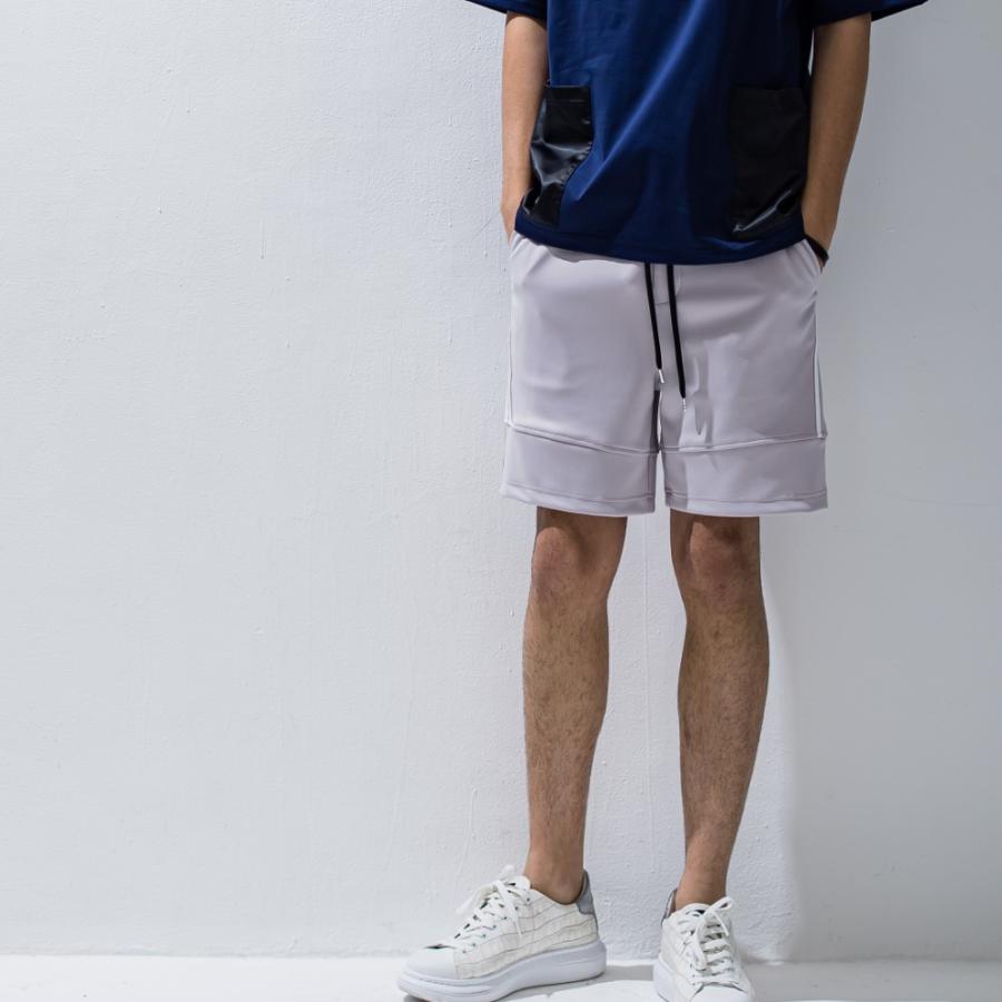 RESOUND CLOTHING リサウンドクロージング ショーツ TYLER LINE SHORTS RC28-HP-001BLACK GREYxLINE WHITE LIME RESOUND CLOTHING GREYxLINE WHITE