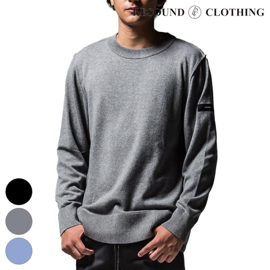 RESOUND CLOTHING リサウンドクロージング セーター OUT SEAM SWEATER 