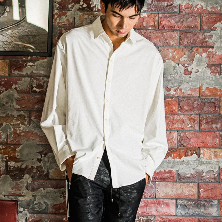 RESOUND CLOTHING / NYLON jack shirts/1/ナイロン/WHT/RC31-SH-001/タグ付属 RESOUND CLOTHING（リサウンドクロージング） シャツ NYLON jack