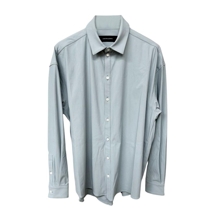 RESOUND CLOTHING リサウンドクロージング シャツ NYLON jack shirts RC31-SH-001 ブラック アクア ホワイト｜transit｜11