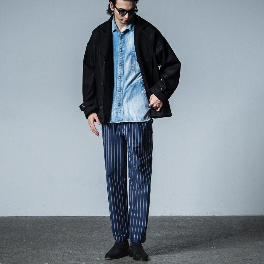 RESOUND CLOTHING（リサウンドクロージング） MELTON OVER PCOAT RC33