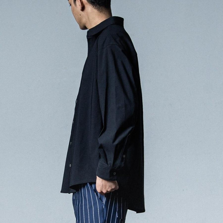 RESOUND CLOTHING　NYLON jack shirts　ブラック RESOUNDCLOTHING OFFICIAL STORE（リサウンドクロージングオフィシャル