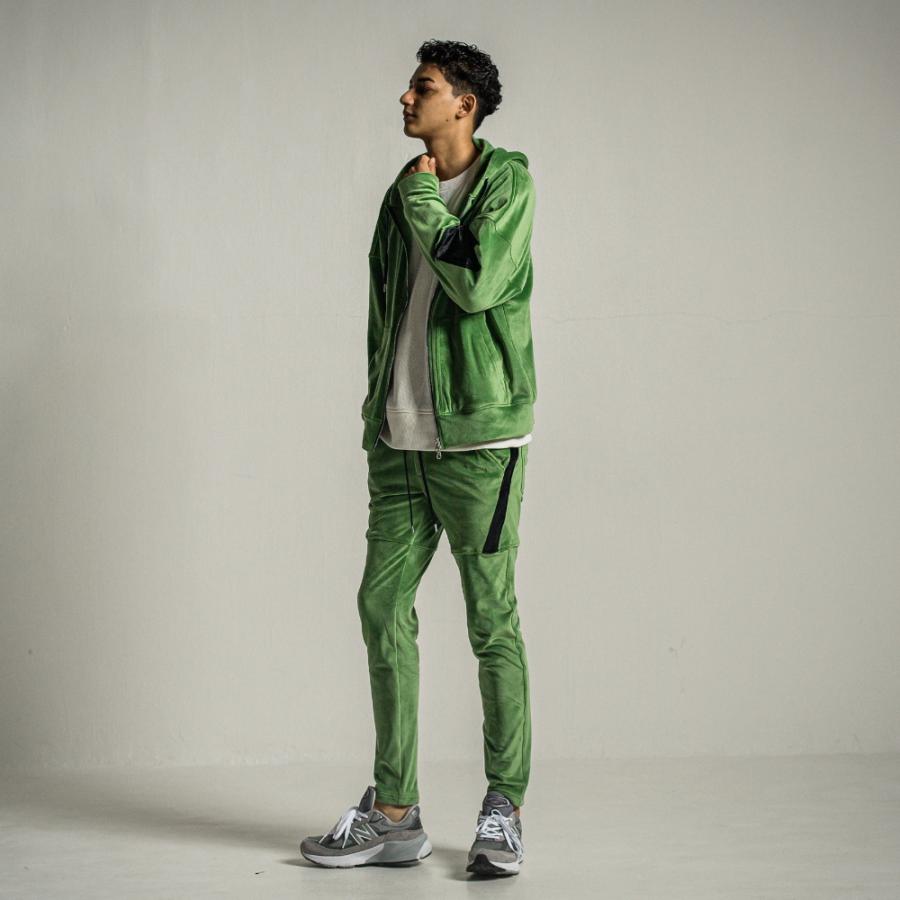RESOUND CLOTHING（リサウンドクロージング） VELOURS FLEECE ZIP