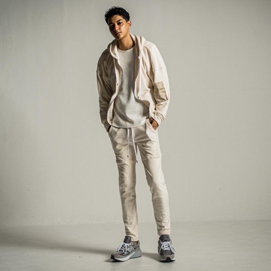 RESOUND CLOTHING リサウンドクロージング VELOURS FLEECE ZIP