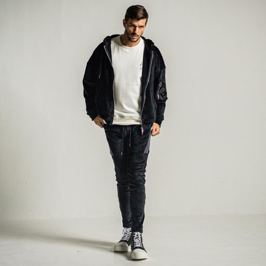 RESOUND CLOTHING（リサウンドクロージング） VELOURS FLEECE ZIP
