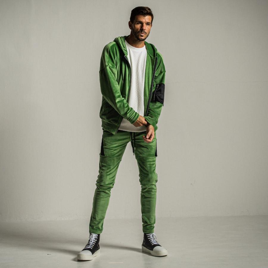 RESOUND CLOTHING（リサウンドクロージング） VELOURS FLEECE ZIP