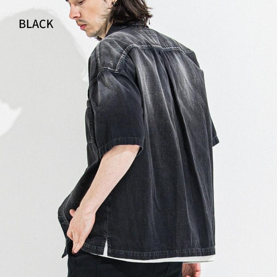 RESOUND CLOTHING（リサウンドクロージング） ZACK HALF DENIM SHIRTS