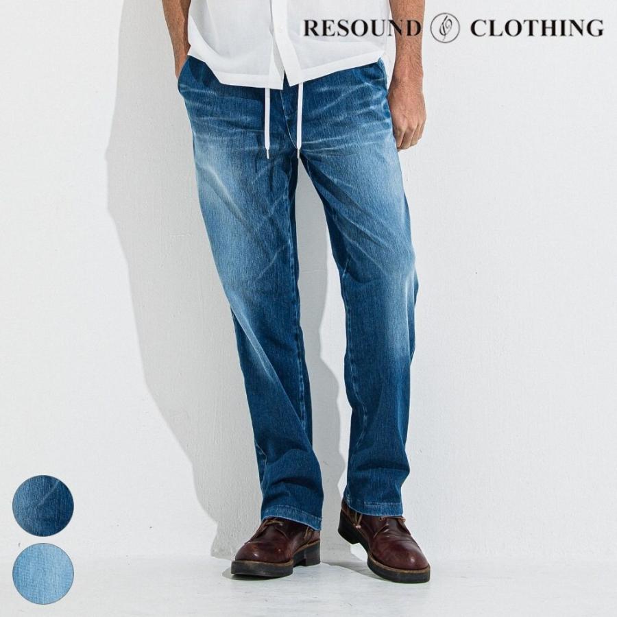 RESOUND CLOTHING（リサウンドクロージング） DENIM JERSEY WIDE PT