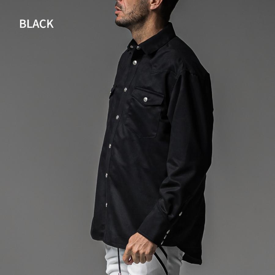 RESOUND CLOTHING（リサウンドクロージング） JAMES OVER SUEDE SHIRT