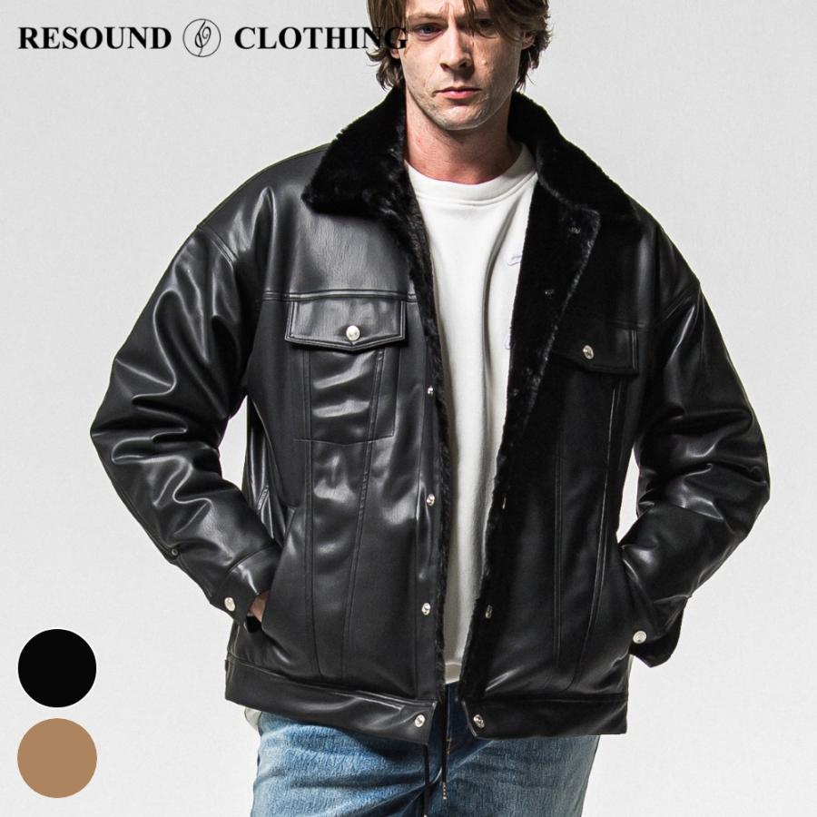 RESOUND CLOTHING（リサウンドクロージング） ジャケット LEATHER FUR