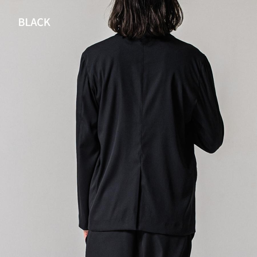 RESOUND CLOTHING リサウンドクロージング ジャケット GARY LOOSE JACKET RC39-JK-001 テーラードジャケット ジャージ ブラック ナイロンブラック 2026ss 父の日の画像