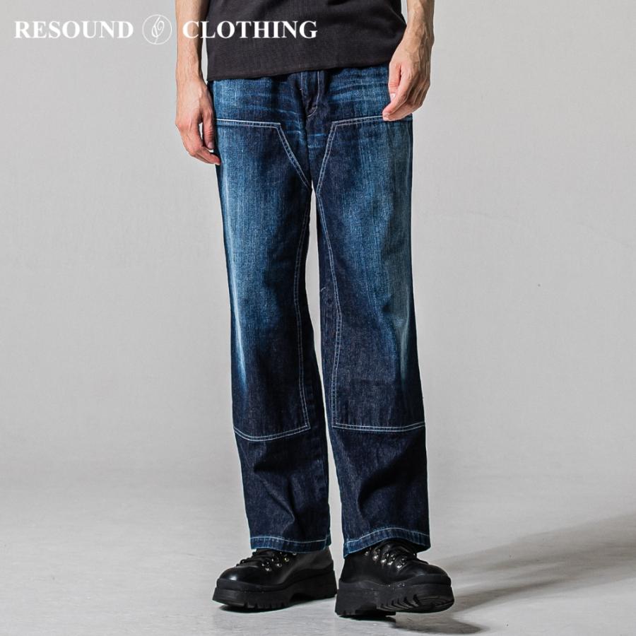 RESOUND CLOTHING（リサウンドクロージング） デニム DOUBLE KNEE PT 