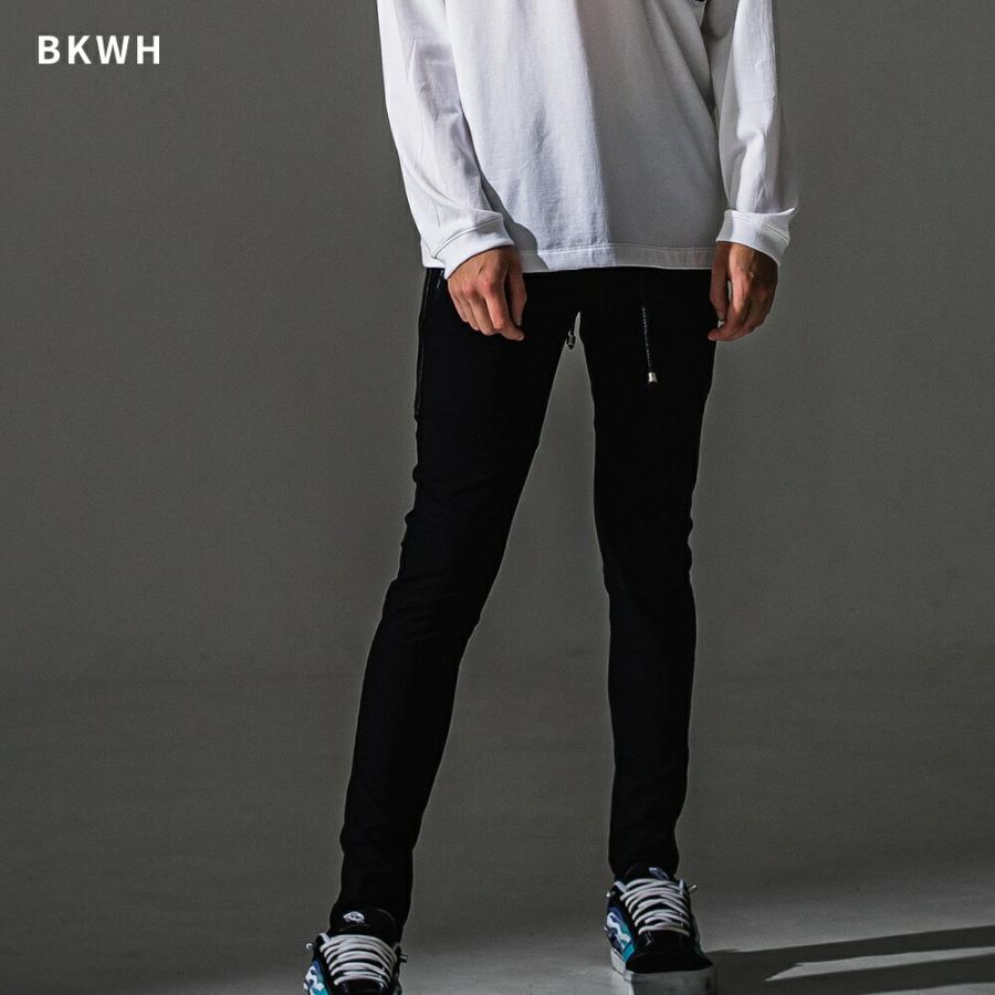 【美品希少サイズ3】リサウンドクロージング パイピングラインパンツ 黒白 RESOUND CLOTHING（リサウンドクロージング） 予約 Johnson LINE NYLON