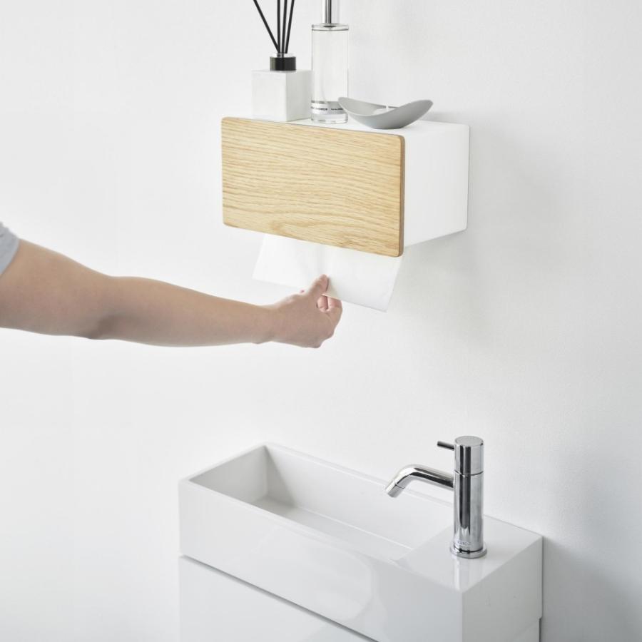 山崎実業 ウォールペーパータオルディスペンサー リン 石こうボード壁対応 RIN 10114 10115 | RIN（山崎実業） | 12