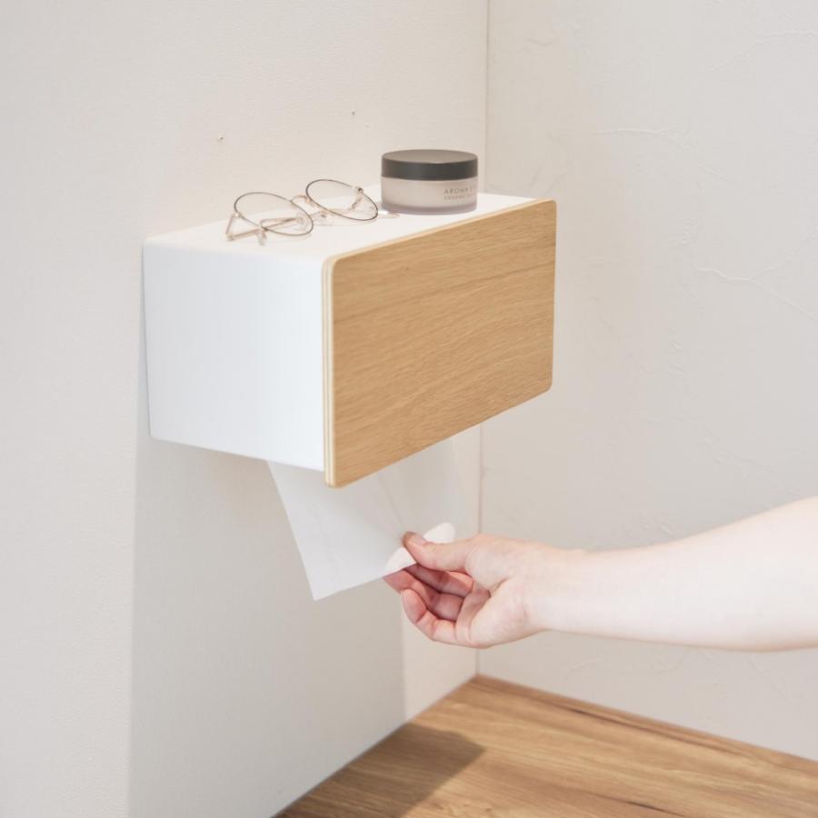 山崎実業 ウォールペーパータオルディスペンサー リン 石こうボード壁対応 RIN 10114 10115 | RIN（山崎実業） | 14