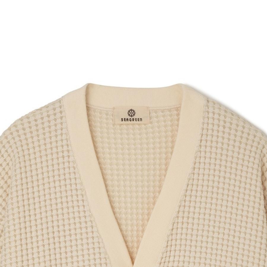SEAGREEN（シーグリーン） BIG WAFFLE CARDIGAN MSEA24S8282-M
