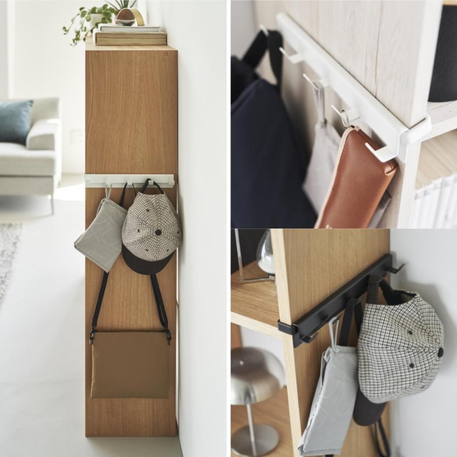 山崎実業  カラーボックスに差し込めるフック5連 スマート smart 10070 10071 |  | 15