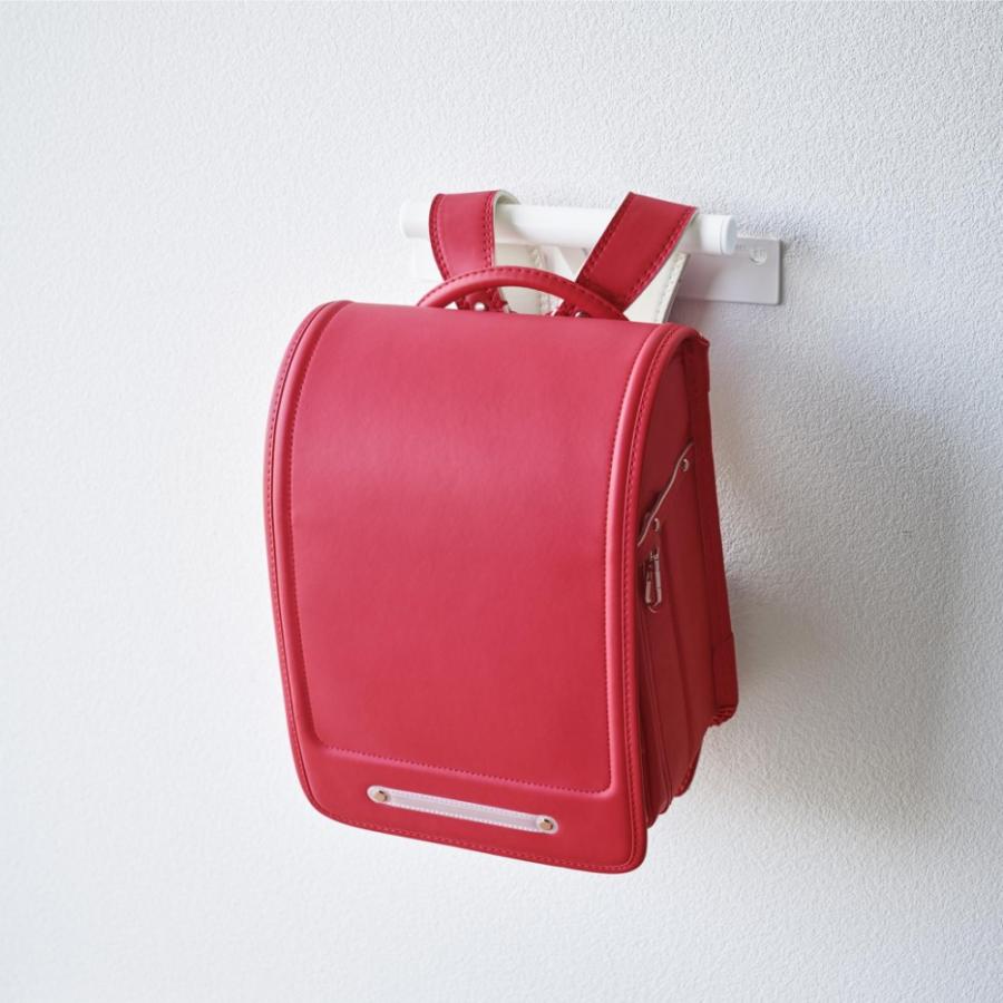 山崎実業 カラーボックス横 ランドセル＆リュックハンガー スマート