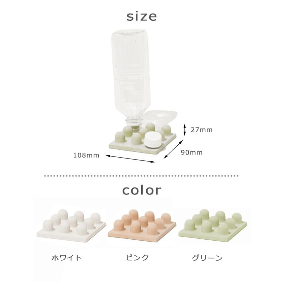 soil ソイル DRYING BOARD for PET bottle ドライングボード フォー ペットボトル 吸水 乾燥 水切り板 食器 グラス シリコン加工 キッチン雑貨 イスルギ 珪藻土 | SOIL(ファッション) | 01