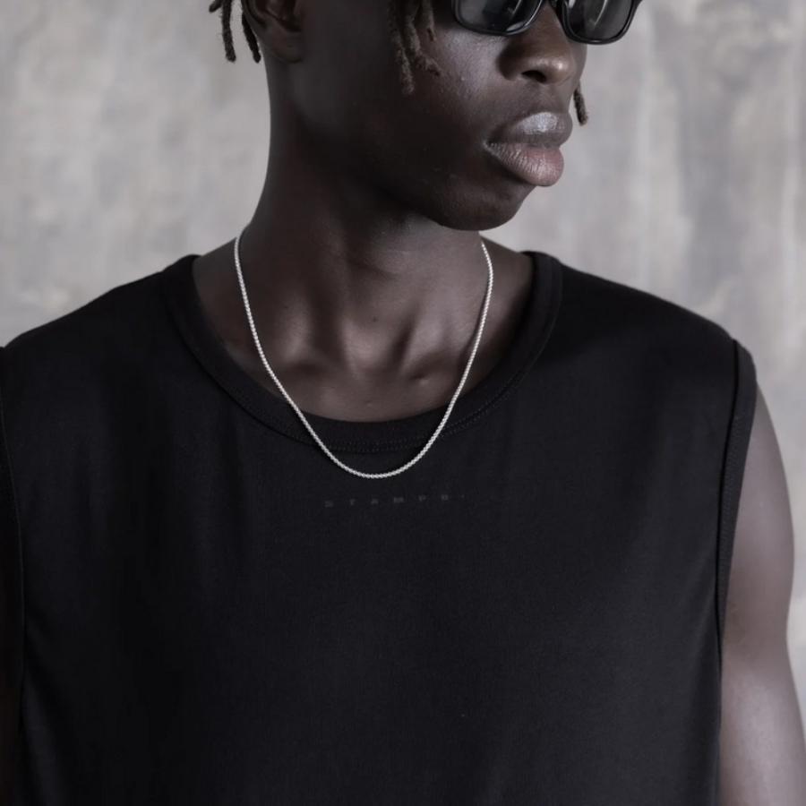 STAMPD（スタンプド） タンクトップ Cutoff Tank M3894TK メンズ 黒